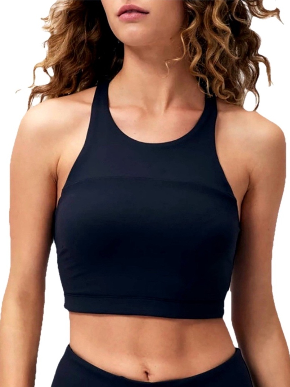 Outdoor Voices Move Free Crop Top TechSweat Sports Bra Charcoal Small